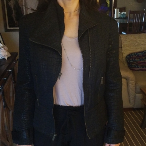 Metallic Moto Jacket - Picture 6 of 8